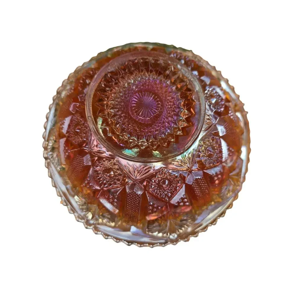Vintage Imperial Glass Marigold Carnival Glass Bowl